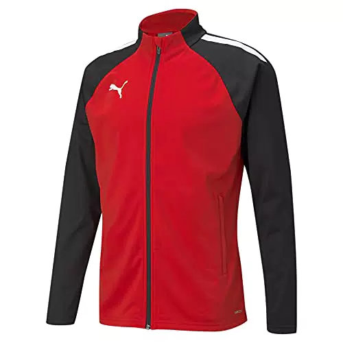 PUMA teamLIGA Training Herren Fußballjacke Red Black S
