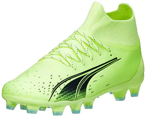 PUMA Ultra PRO FG/AG Jr Fußballschuh, Fizzy Light-Parisian Night-Blue Glimmer