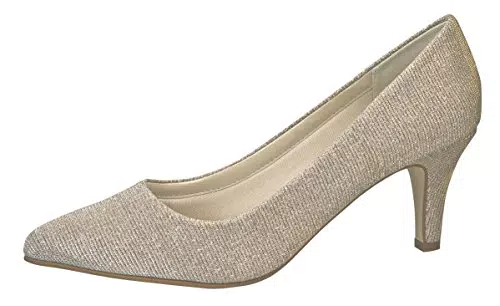 Rainbow Club Brautschuhe Brooke - Pumps, Ivory/Creme/Gold Metallic
