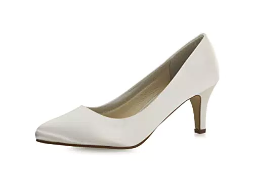 Rainbow Club Brautschuhe Lottie - Damen Pumps gepolstert