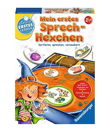 Ravensburger 24361 - Mein erstes Sprech-Hexchen - Sprachspiel für die Kleinen - Spiel für Kinder ab 2 Jahren