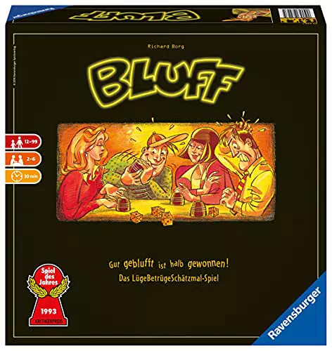Ravensburger 27223 - Bluff, Partyspiel für 2-6 Spieler