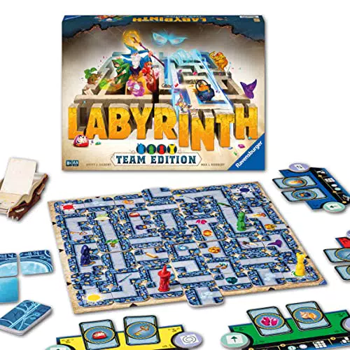 Ravensburger 27328 Labyrinth Team Edition- Die kooperative Variante des Spieleklassikers für 2 - 4 Personen ab 8 Jahren
