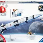 Ravensburger 3D Puzzle 11545 - Apollo Saturn V Rakete - 440 Puzzleteile - Für alle Weltraum Fans ab 8 Jahren