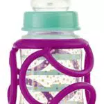 Ravensburger ministeps 4146 baliba Fläschchenhalter - Flexibler Greifling zum eigenständigen Trinken - Baby Spielzeug ab 6 Monate - lila