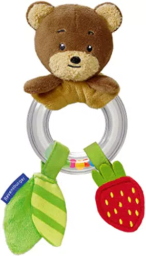 Ravensburger ministeps 4562 Rasselring-Bärchen, Greifling mit Ringrassel und Knister-Geräusch