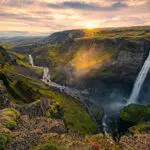 Ravensburger Puzzle Scandinavian Places 16738 - Haifoss auf Island - 1000 Teile Puzzle für Erwachsene und Kinder ab 14 Jahren