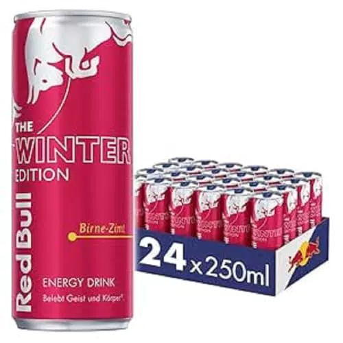 Red Bull Winter Edition Birne-Zimt - 24er Palette Dosen Getränke