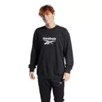Reebok Herren Cl F Vector Crew Sweatshirt, Black, S