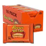 Reeses Big Cup Standard Bar - Großer Erdnussbutter-Cup-Riegel: 16 Stück