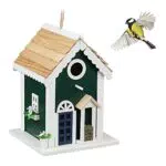Relaxdays Vogelhaus, Nistkasten für Wildvögel, zum Aufhängen