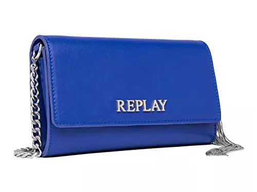 REPLAY Damen FW3216 Clutch, 517 ELETTRIC Blue