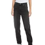 Replay Damen Jeans Keida Baloon-Fit mit Stretch, Schwarz