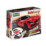 Revell 23154 23154-Build 'n Race Mercedes-AMG GTR Modellbausatz im Maßstab 1:43 Auto-Bausatz mit Rückziehmotor für Kinder ab 4