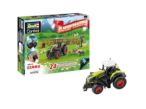 Revell Adventskalender RC Claas 960 Axio I Claas Traktor I Adventskalender zum Selbermachen I Weihnachtskalender für Jungen