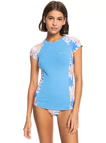 Roxy ROXY - Kurzärmliger Rashguard mit Halbreißverschluss für Frauen