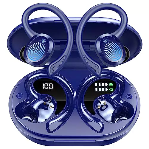 Rulefiss Kopfhörer Sport, Kabellos Bluetooth 5.3 HiFi Stereo