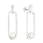 s.Oliver Ohrhänger 925 Sterling Silber Damen Ohrschmuck