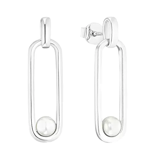 s.Oliver Ohrhänger 925 Sterling Silber Damen Ohrschmuck