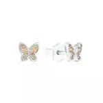 s.Oliver Ohrstecker 925 Sterling Silber Mädchen Kinder Ohrschmuck
