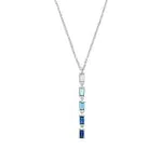 s.Oliver Y-Collier 925 Sterling Silber Damen Halsschmuck