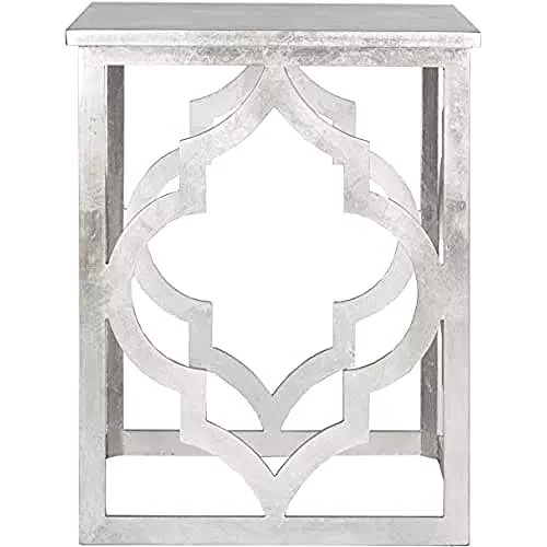 SAFAVIEH Modern Akzenttisch Akzenttisch aus Holz, Silber