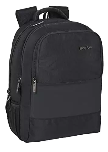 safta Laptop-Rucksack mit Tasche für Tablet und USB-Anschluss