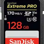 SanDisk Extreme PRO 128GB SDXC Memory Card up to 170MB/s