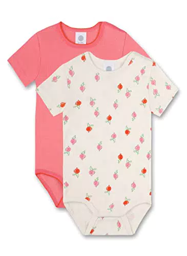 Sanetta Baby-Mädchen 324099 Doppelpack Body, Creme