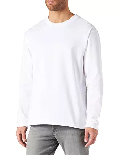 Schiesser Herren Langarmshirt Rundhals Pyjamaoberteil
