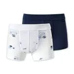 Schiesser Jungen 2 PACK Short mit weichem Bündchen Unterwäsche Feinripp - 100% Organic Bio Baumwolle - Größe 92 bis 182