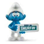 schleich 20843 Schlumpf Smurfin Schild, ab 3 Jahren