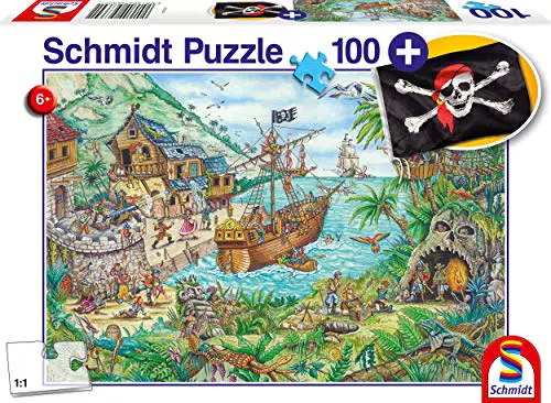 Schmidt Spiele 56330 In der Piratenbucht, inklusive Piratenflagge