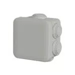 Schneider Electric ENN05032 Mureva BOX Abzweigdose, 5er Pack Aufputzdosen mit 7 Tüllen Ø 20mm