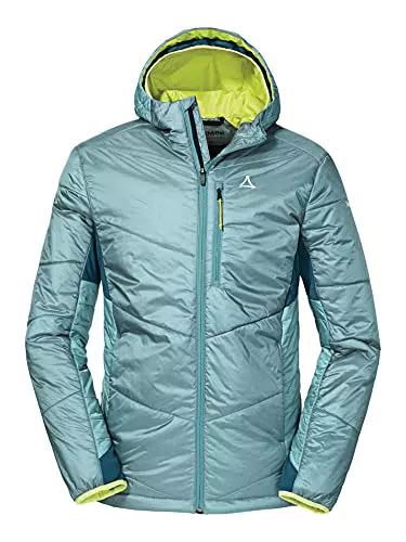 Schöffel Herren Padded Jacket Stams M, leichte, winddichte Winter Wanderjacke mit Recycling-Wattierung