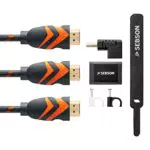 SEBSON 3X HDMI Kabel 2m 2.0b Highspeed mit Ethernet