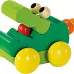 Selecta 61040 Zoolini Krokodil, Greifling und Quiekfigur