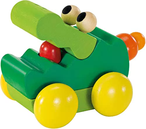 Selecta 61040 Zoolini Krokodil, Greifling und Quiekfigur