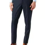 SELECTED HOMME BLACK Herren SLHSLIM-MYLOBILL DKBLU GR CHK TRS B NOOS Tuxedo-Hose
