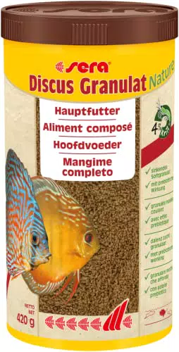 sera Discus Granulat Nature 1000 ml - Hauptfutter für alle Diskusfische