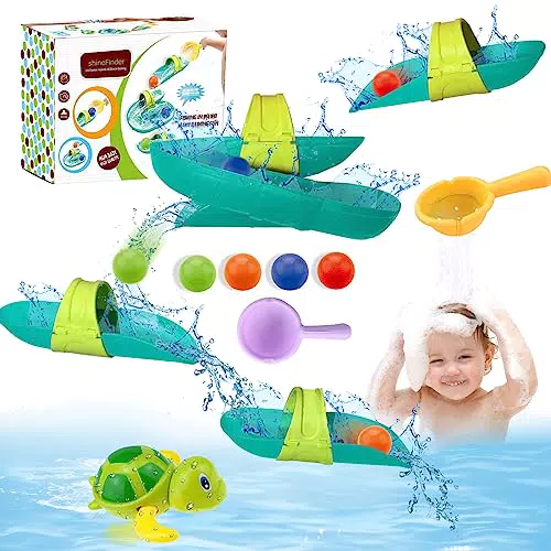 shineFinder Baby Badespielzeug Set, Badewannenspielzeug Kinder