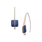Skagen Damen Edelstahl Ohrringe SEA GLASS mit Ohrbügelverschluss