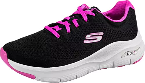 Skechers Damen Arch FIT Sneaker, Schwarz