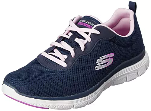 Skechers Damen Flex Appeal 4.0 Sneaker, Navy