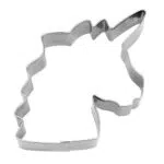 Städter Ausstechform Einhorn aus Edelstahl in Silber