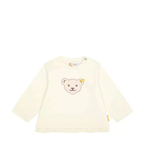 Steiff Baby Girls Kapuze Teddykopf ohne Squeezer Sweatshirt