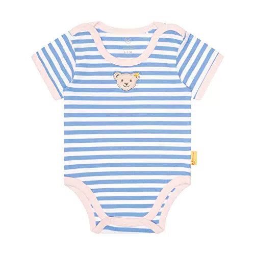 Steiff Baby - Mädchen Body Kurzarm Baby und Kleinkind Unterwäsche Satz