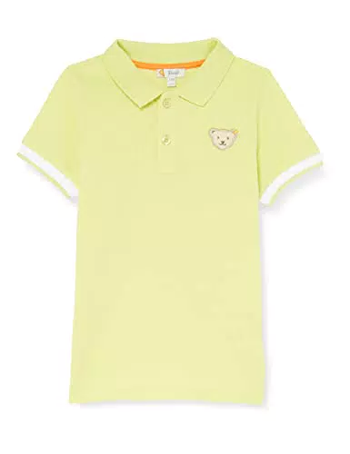 Steiff Jungen Poloshirt met korte mouwen Polohemd, Lime Sherbet