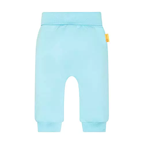 Steiff Unisex Baby Jogginghose Lässige Hose, Blue Topaz