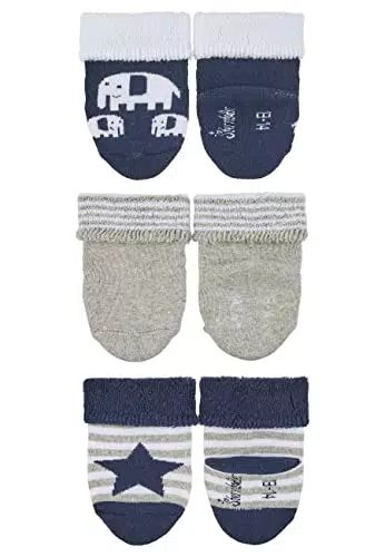 Sterntaler Baby-Jungen Söckchen 3er Elefant Socken